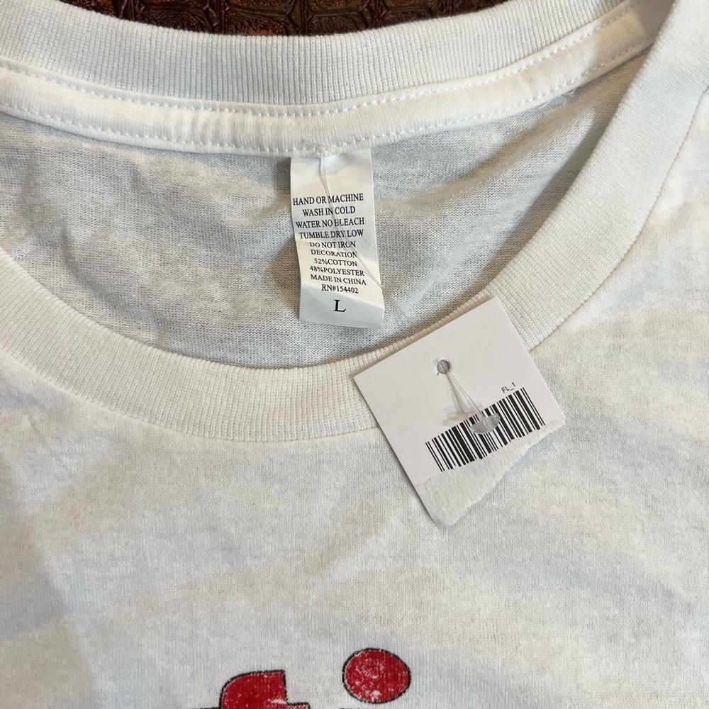 NWT Christmas Tree Short Sleeve T Shirt Tee Women large L Festive Mood - Picture 6 of 6